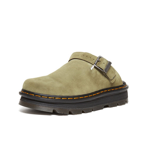 Fashion Thick-Sole Slide Sandals -Suede Slip-On Women Mules